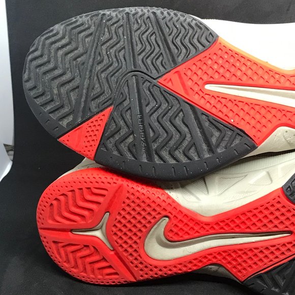 Nike Zoom LeBron James Soldier VI 6 Men's Sz 9.5  Crimson/Beige Shoes 525015-010 - Picture 9 of 12